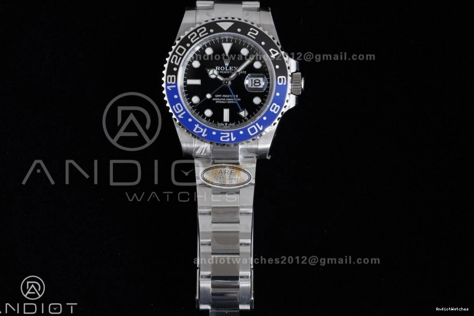 Best New 126710 On Batman Edition GMT ARF 904L V Master II Bracelet BLNR SS Oyster 1:1 851 Sleek SH3285 0801